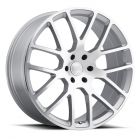 BLACK RHINO KUNENE 22x9.5 5/114.3 ET30 CB76.1 SILVER W/MIRROR CUT FACE