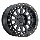 BLACK RHINO PRIMM 17x9.0 8/165 ET00 CB122.1 MATTE BLACK W/BRASS BOLTS