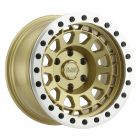 BLACK RHINO PRIMM BEADLOCK 17x8.5 6/139.7 ET00 CB112.1 MATTE GOLD W/MACHINED RIN