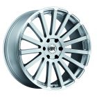BLACK RHINO SPEAR 24x10.0 5/139.7 ET25 CB78.1 SILVER W/MIRROR CUT LIP EDGE