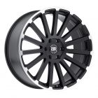 BLACK RHINO SPEAR 20x9.0 6/114.3 ET40 CB76.1 MATTE BLACK W/MATTE MACHINE LIP EDGE
